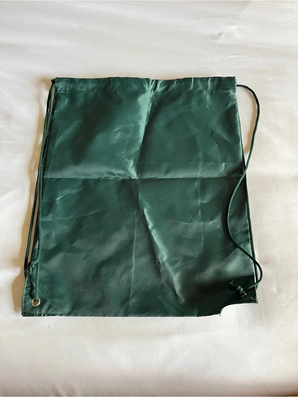 Jameson Dark Green Drawstring Bag Cinch Sack Gym Pouch 14
